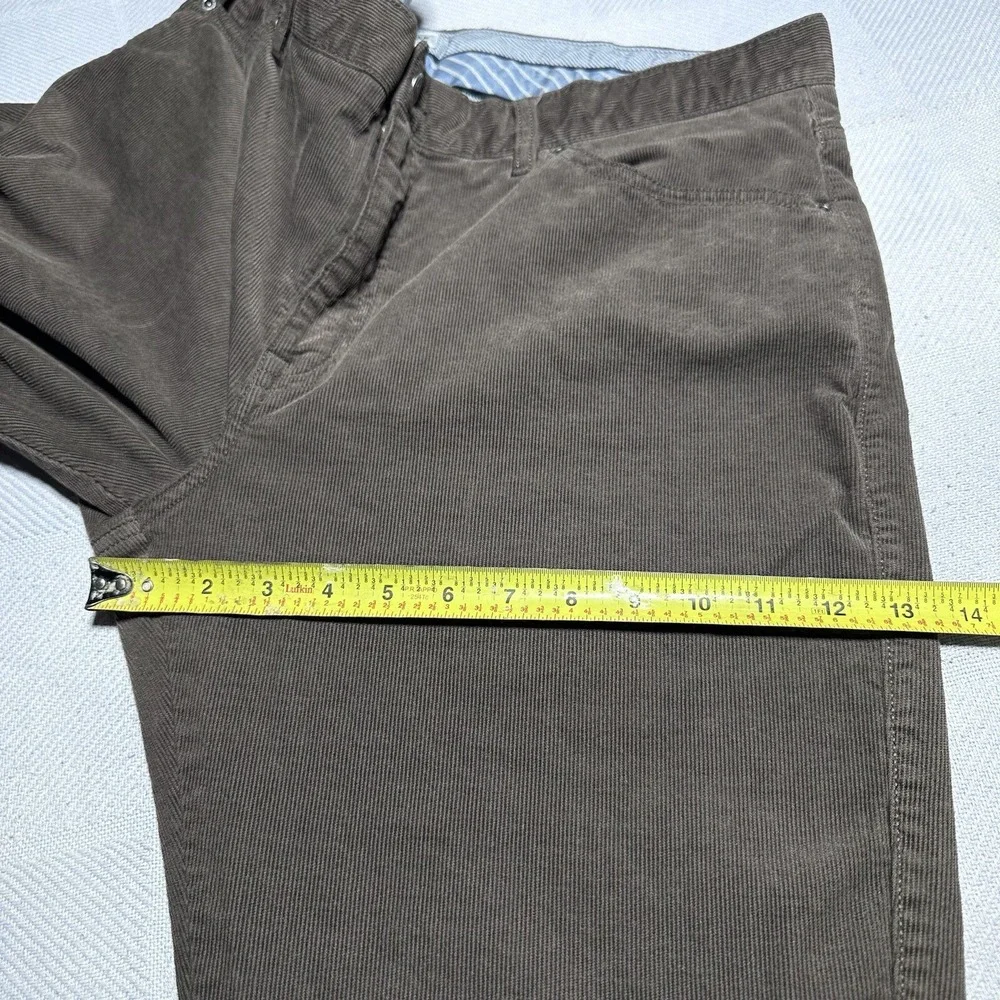 Peter Millar Brown Corduroy 5 Pocket Classic Fit Stretch Pants Men's‎ Size 38x33